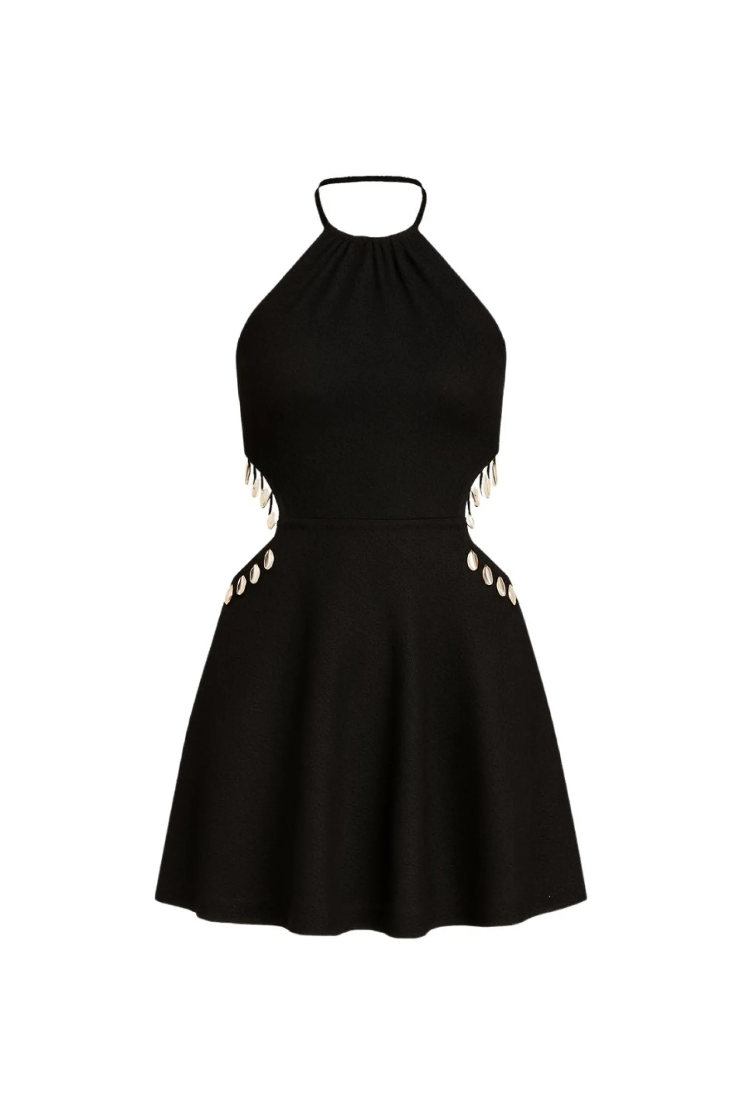 Clearance Alejandra Black Mini Dress Seashells + Wedding Bells|Date Night Dresses