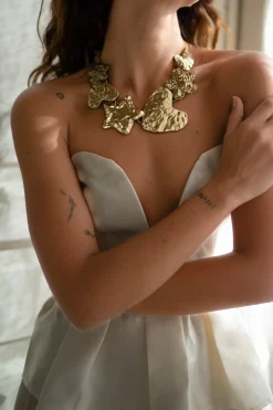Best Allegra Gold Heart Necklace Jewelry|Golden Hour Bachelorette