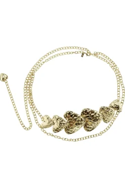 Hot Allegra Gold Statement Heart Belt Belts|For You And Your Bestie