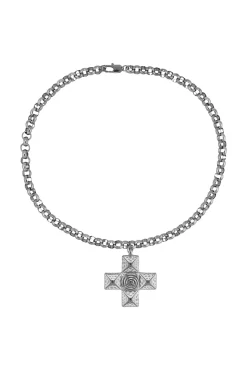 Clearance Anastasia Silver Cross Pendant Necklace Jewelry|Festival Shoes + Accessories