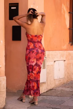 Fashion Avani Floral Strapless Maxi Dress Vacation Dresses|Vacation Dresses