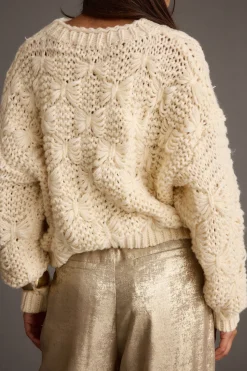 Fashion Bethany Cream Cable Knit Sweater Sweaters + Cardis|Long Sleeves