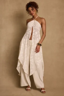 Online Bruma Ivory Flyaway Top Date Night Tops|Going Out Tops