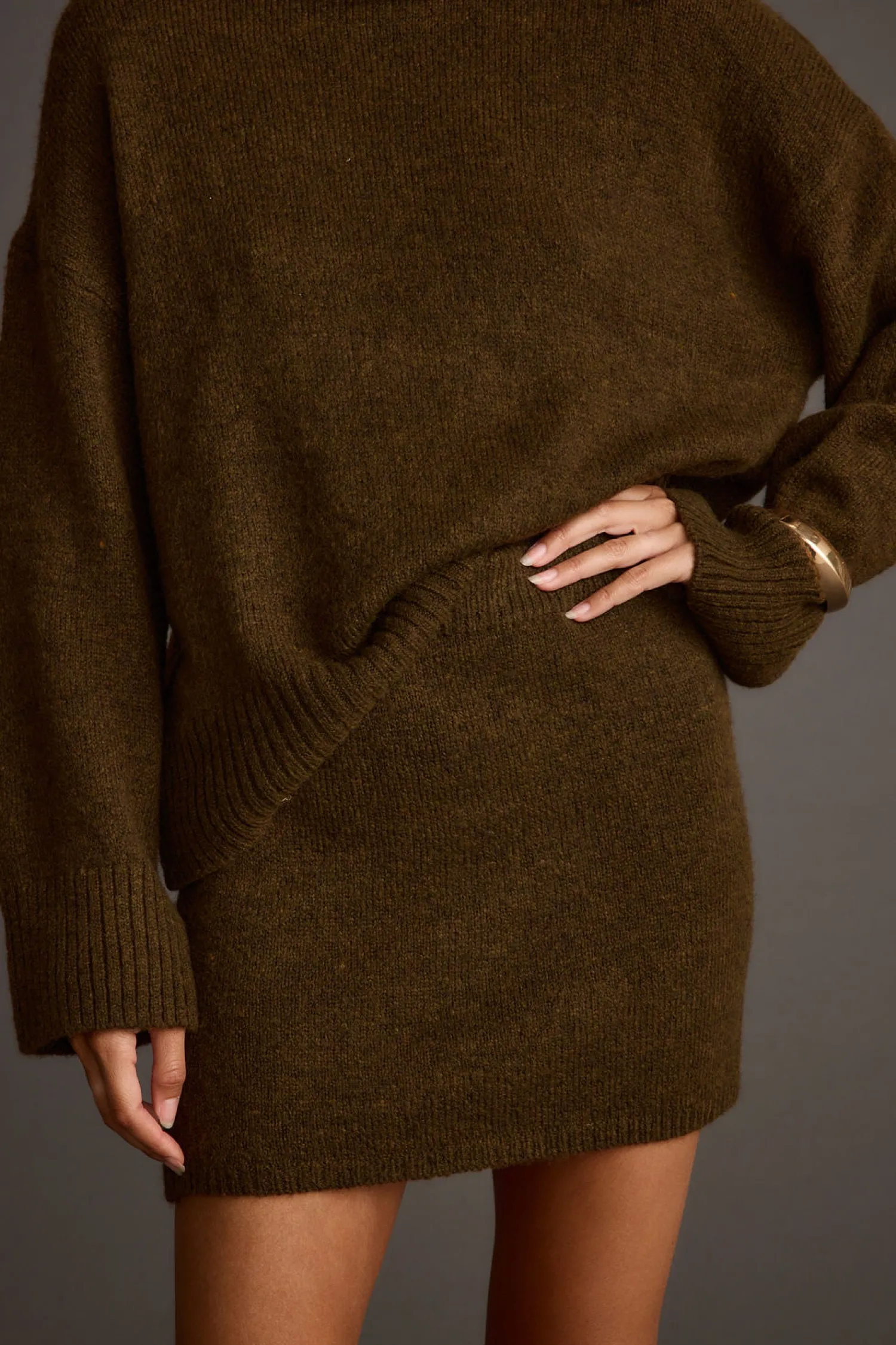 New Cedar Sweater Mini Skirt Skirts