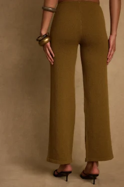 Clearance Cresta Moss Knit Pants Date Night Bottoms|Pants