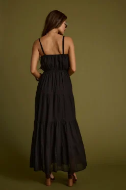 Sale Darion Black Maxi Dress Day Dresses|Vacation Dresses
