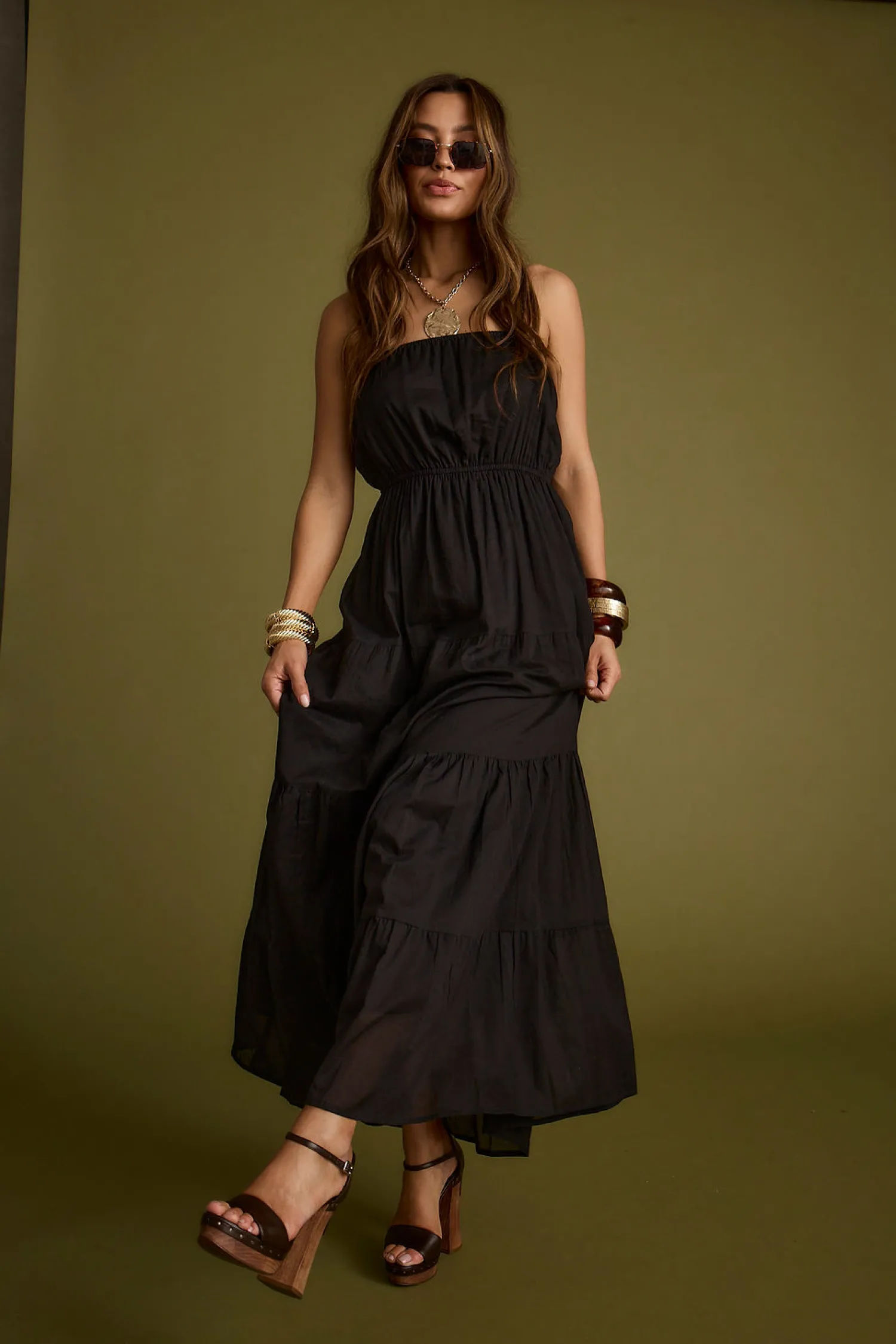 Sale Darion Black Maxi Dress Day Dresses|Vacation Dresses