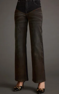 Discount Dawn Two Toned Jeans Denim|Pants