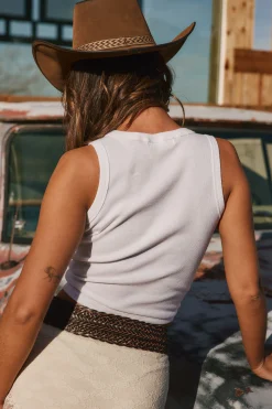 Discount Desert Valley Drift Graphic White Tank Going Out Tops|Tees + Tanks