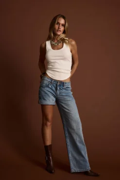 Outlet Eastwood Light One Legged Boyfriend Jeans Denim|Pants
