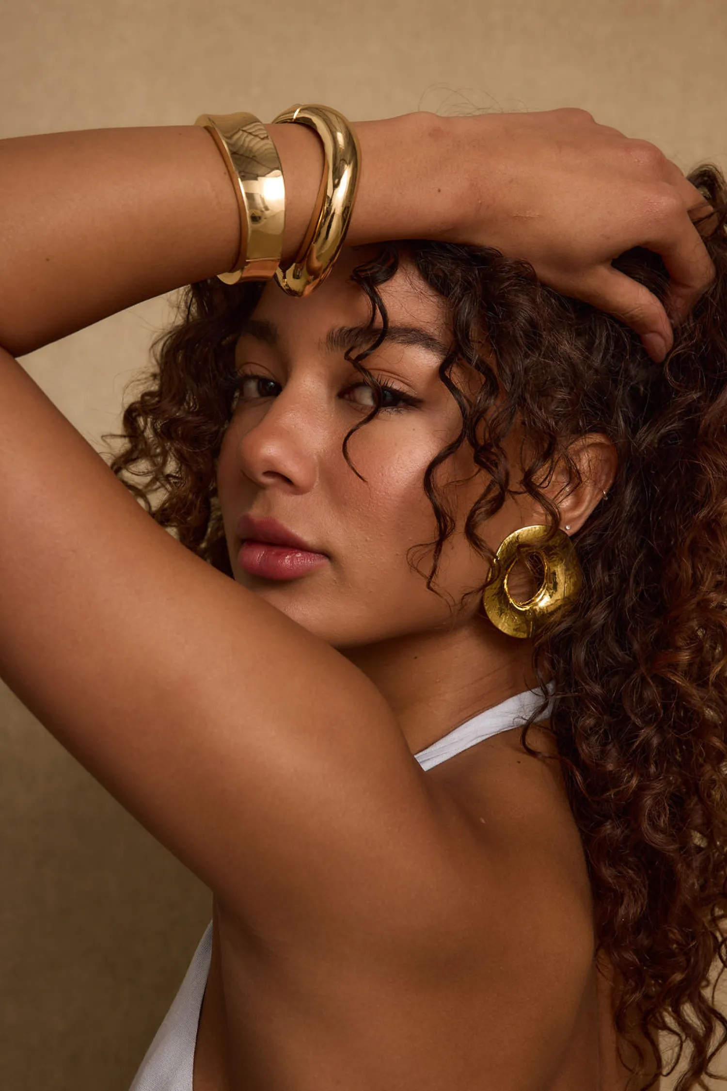 Sale Elisa Gold Bangle Set Jewelry|Golden Hour Bachelorette
