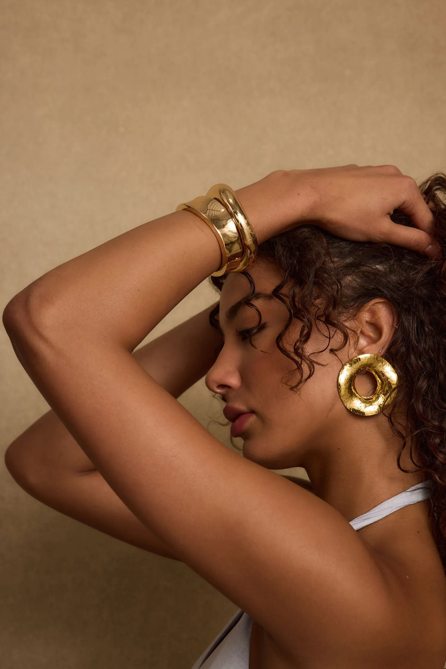Sale Elisa Gold Bangle Set Jewelry|Golden Hour Bachelorette