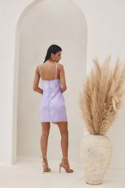 New Emmy Lavender Sequin Mini Dress Date Night Dresses|Party Dresses