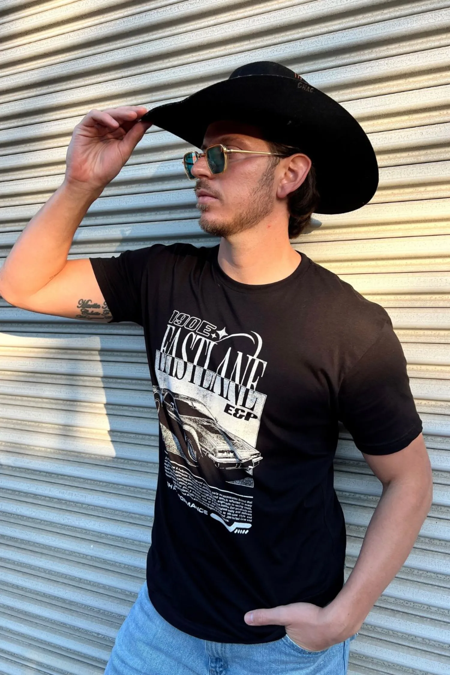 Clearance Fastlane Black Unisex Graphic Tee Tees + Tanks|Going Out Tops