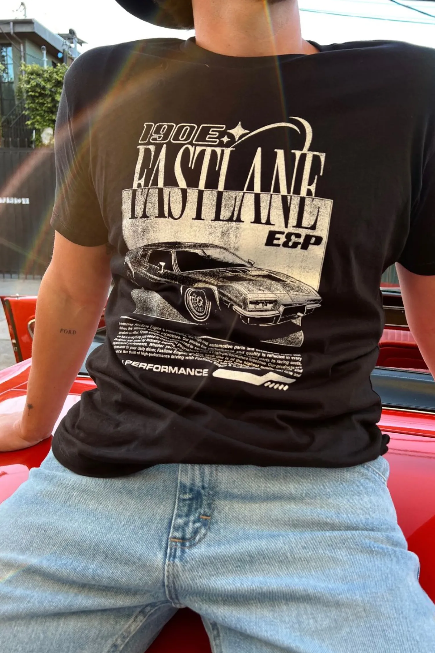 Clearance Fastlane Black Unisex Graphic Tee Tees + Tanks|Going Out Tops