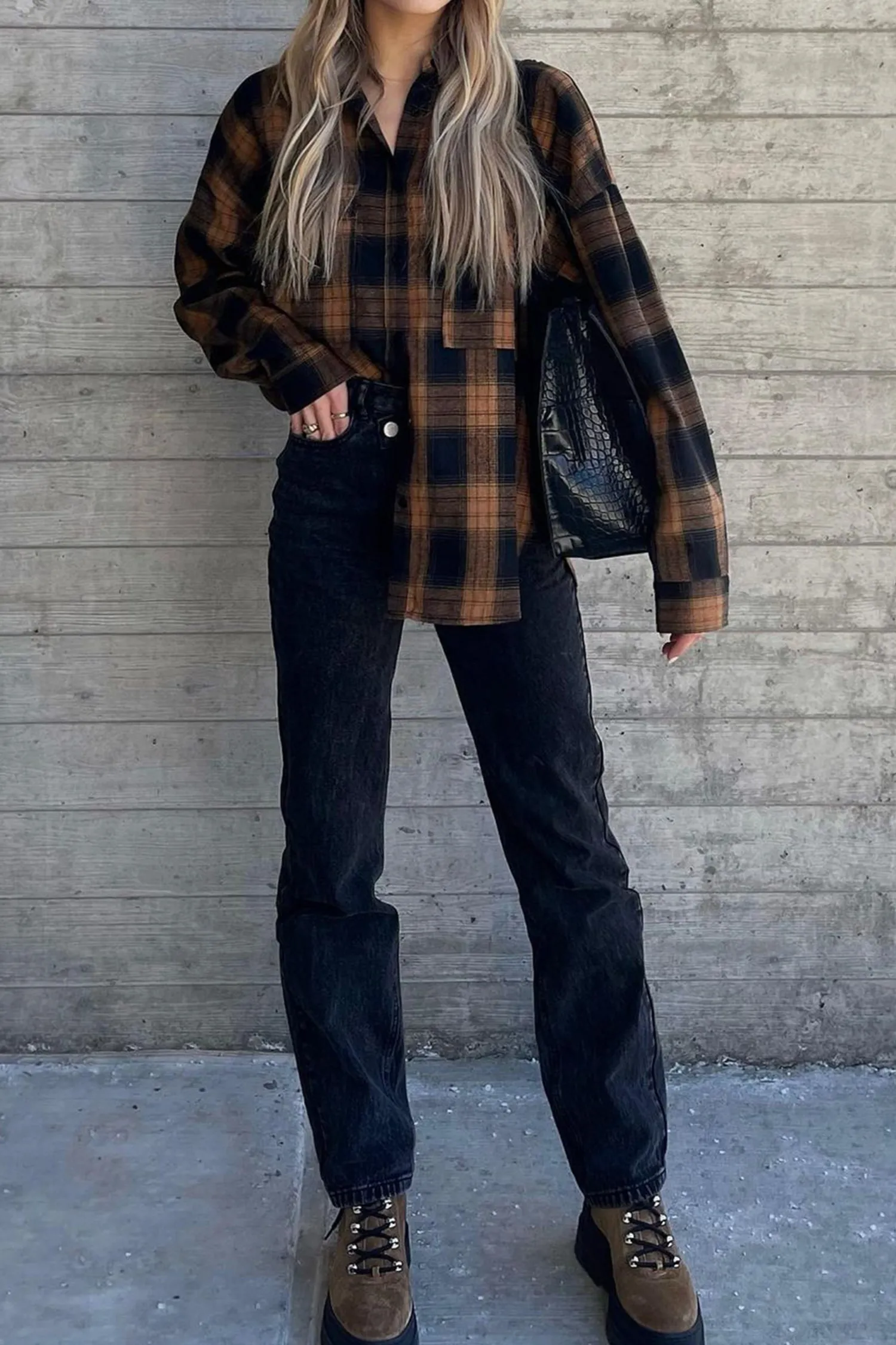 Discount Fireside Mocha Plaid Flannel Outerwear|Jackets
