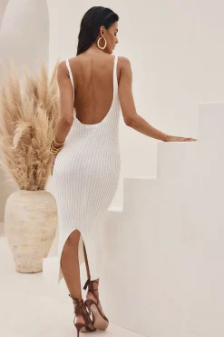 New Gwyneth Sleeveless Midi Dress The White Edit|Honeymoon