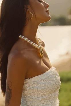 Best Hannah White Floral Applique Midi Dress Golden Hour Bachelorette|Western Bachelorette