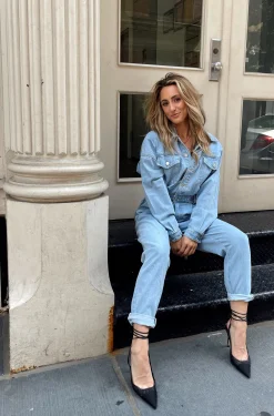 Clearance Hendrix Denim Jumpsuit Denim + Diamonds Bachelorette|For You And Your Bestie