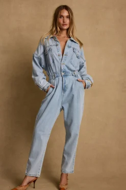 Clearance Hendrix Denim Jumpsuit Denim + Diamonds Bachelorette|For You And Your Bestie