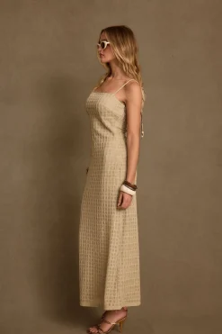 Sale Jazmin Light Sage Midi Dress Vacation Dresses|Vacation Dresses