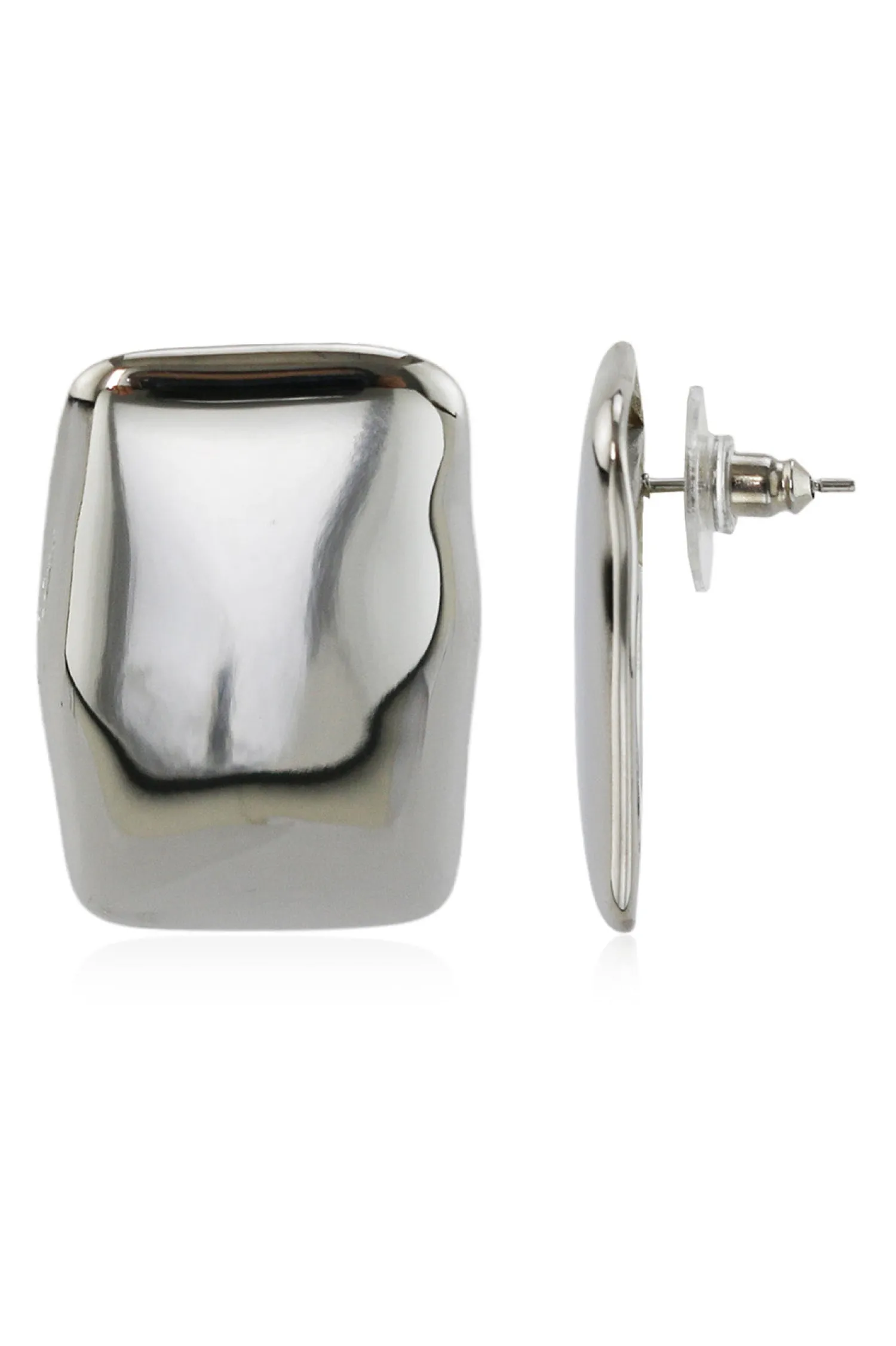 Clearance Jensen Hammered Silver Statement Earrings Jewelry