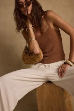 Online Lucero Bronze Lurex Tank Date Night Tops|Tees + Tanks