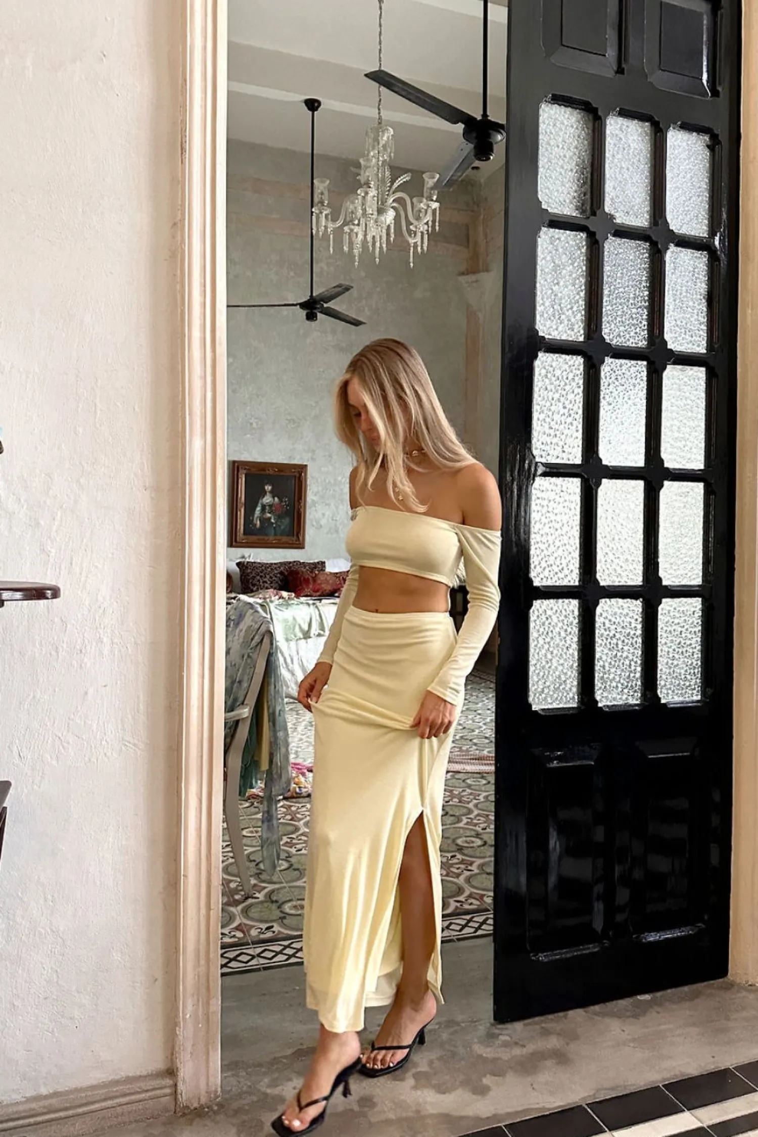 Discount Maldives Baby Yellow Maxi Skirt Skirts|Vacation Sets