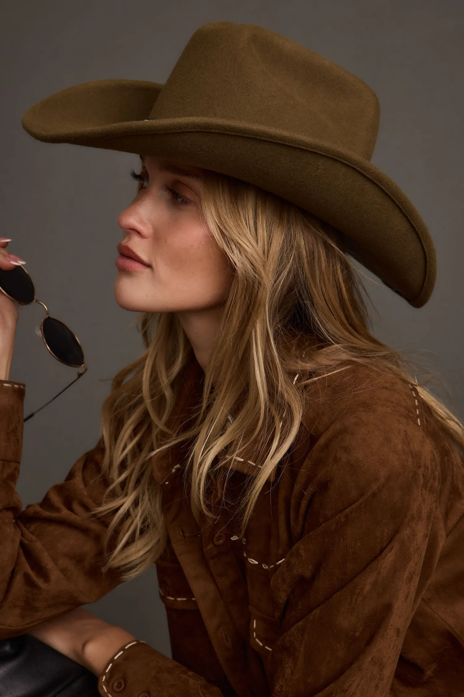 New McGraw Olive Cowboy Hat Hats|Denim + Diamonds Bachelorette