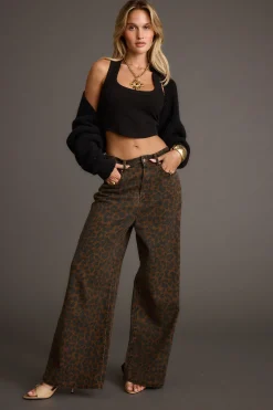 Online Midland Leopard Print Pant Denim|Pants