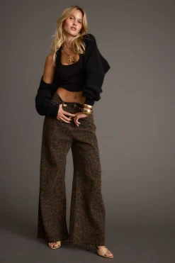 Online Midland Leopard Print Pant Denim|Pants