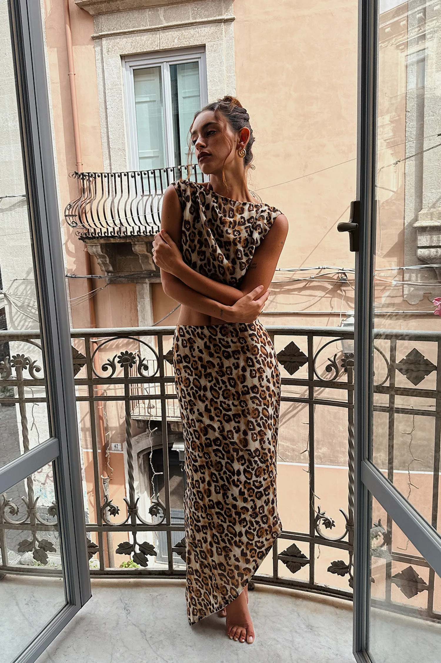 Discount Mila Leopard Maxi Skirt Skirts|Sets