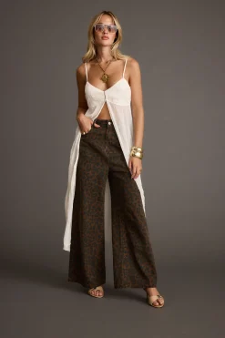 Best Mischa Ivory Longline Cami Top Date Night Tops|Going Out Tops