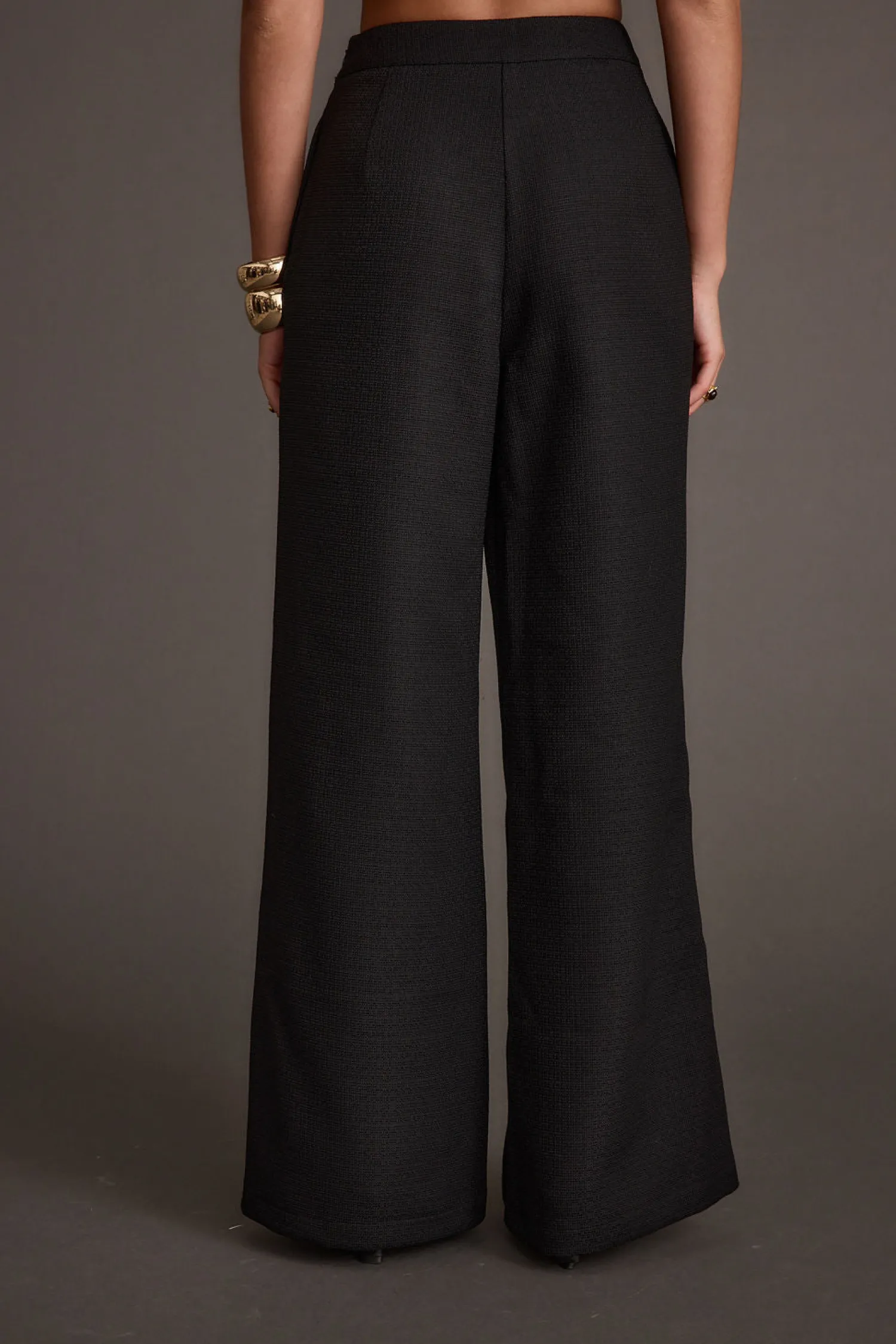 Clearance Montague Black Tailored Trousers Work Wear Bottoms|Pants