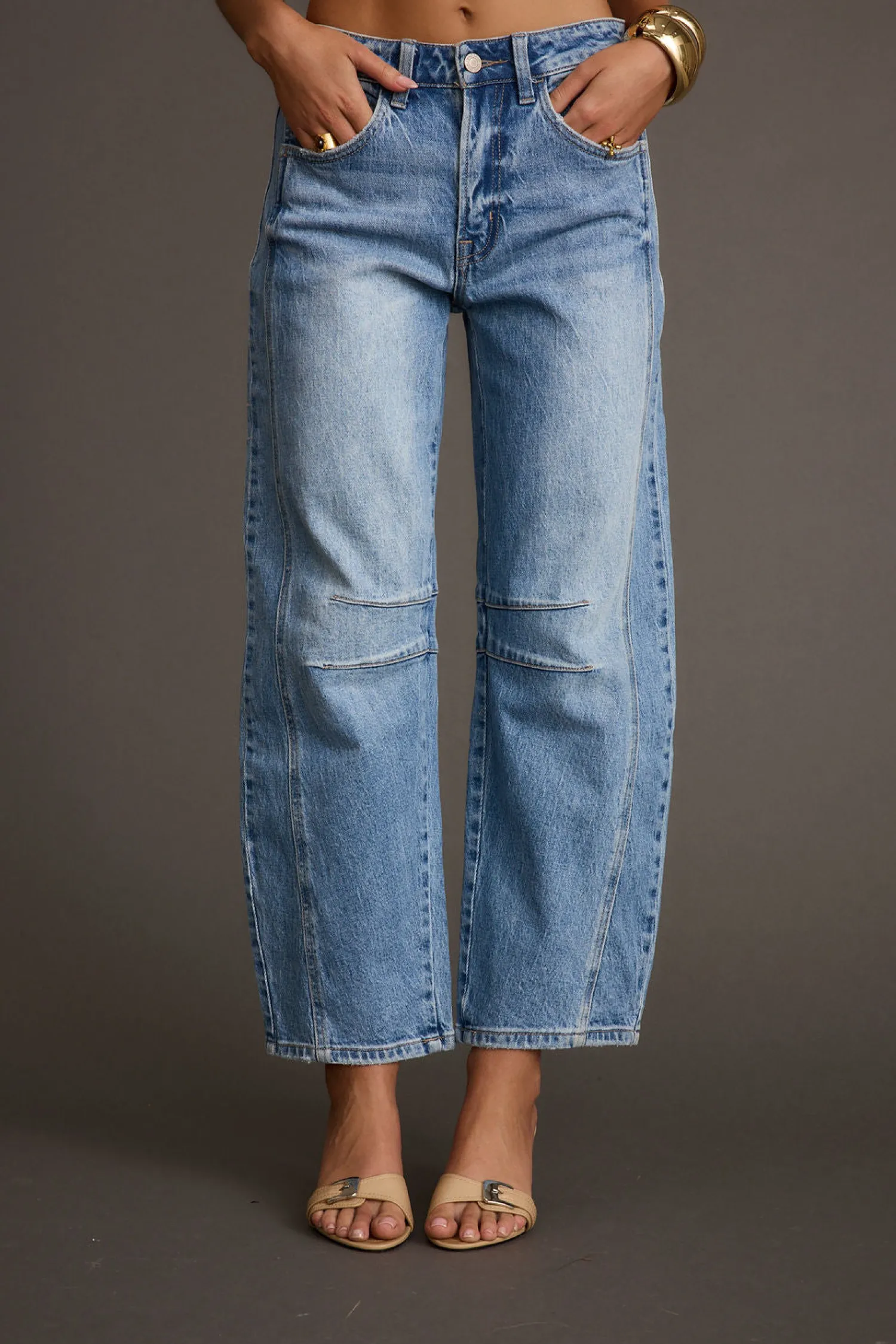 Outlet Muse Barrel Denim Jeans Pants|Denim