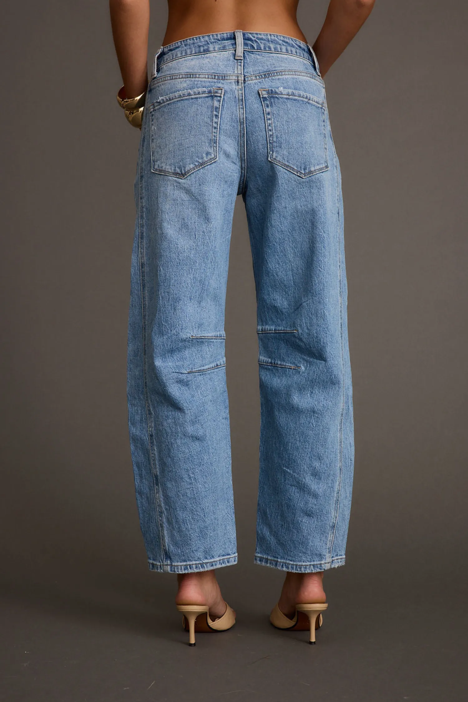 Outlet Muse Barrel Denim Jeans Pants|Denim