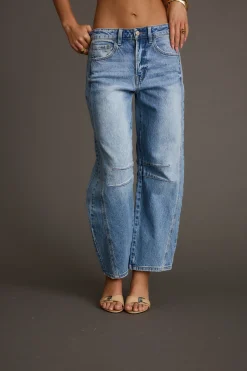 Outlet Muse Barrel Denim Jeans Pants|Denim
