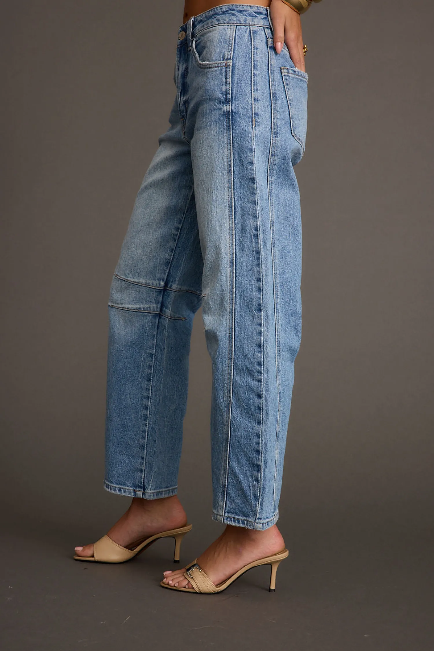 Outlet Muse Barrel Denim Jeans Pants|Denim