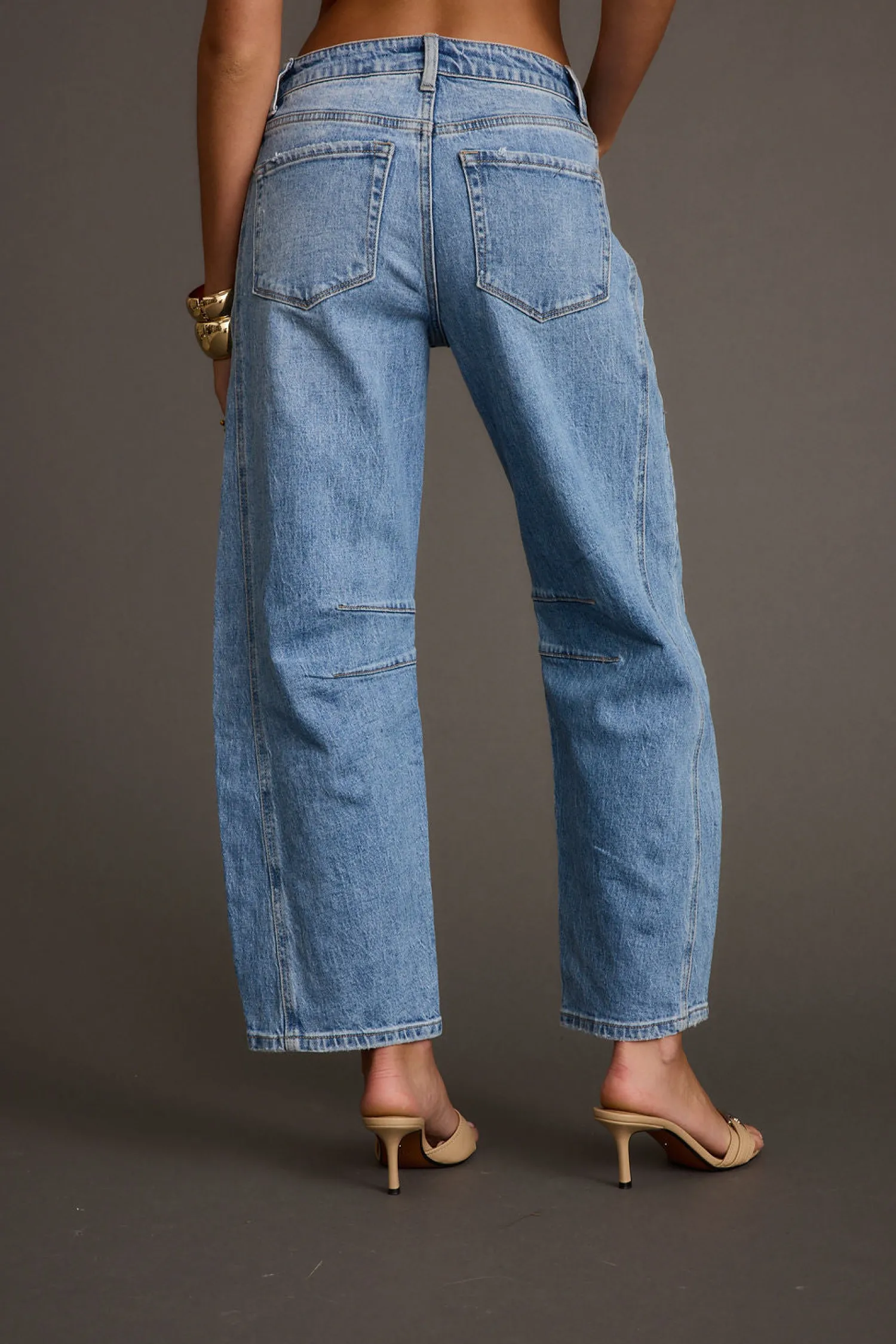 Outlet Muse Barrel Denim Jeans Pants|Denim