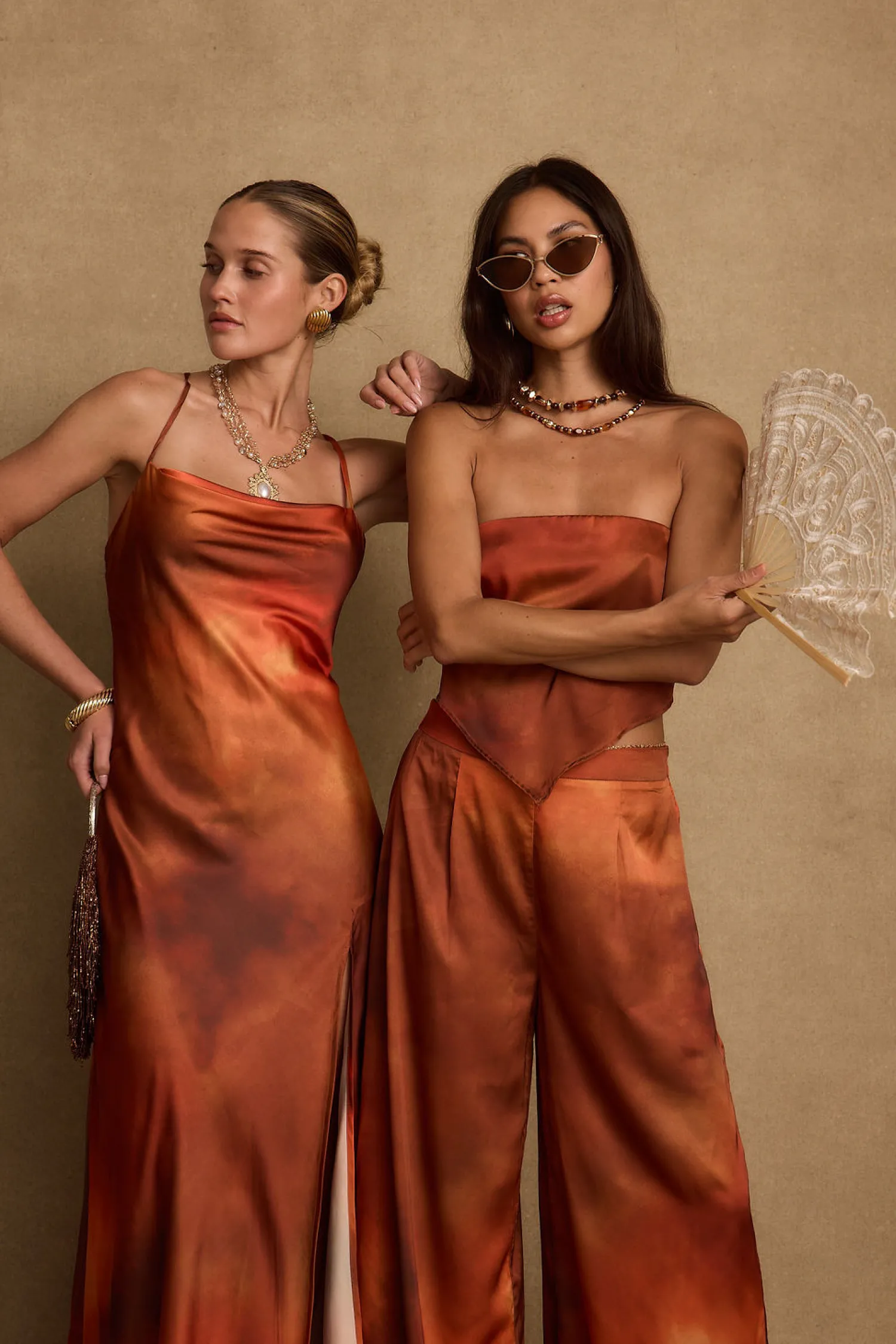 Online Natalia Sunset Ombre Maxi Dress Seashells + Wedding Bells|Party Dresses