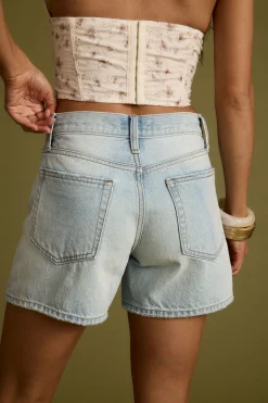 Discount Nico Light Wash Denim Shorts Denim|Shorts