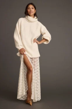 Online Odessa White Lace Maxi Skirt Skirts|Denim + Diamonds Bachelorette