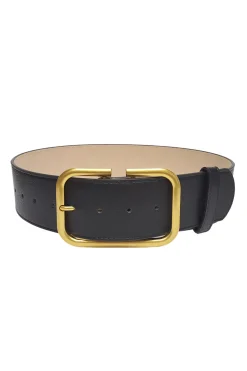 Hot Oro Black and Gold Belt Belts