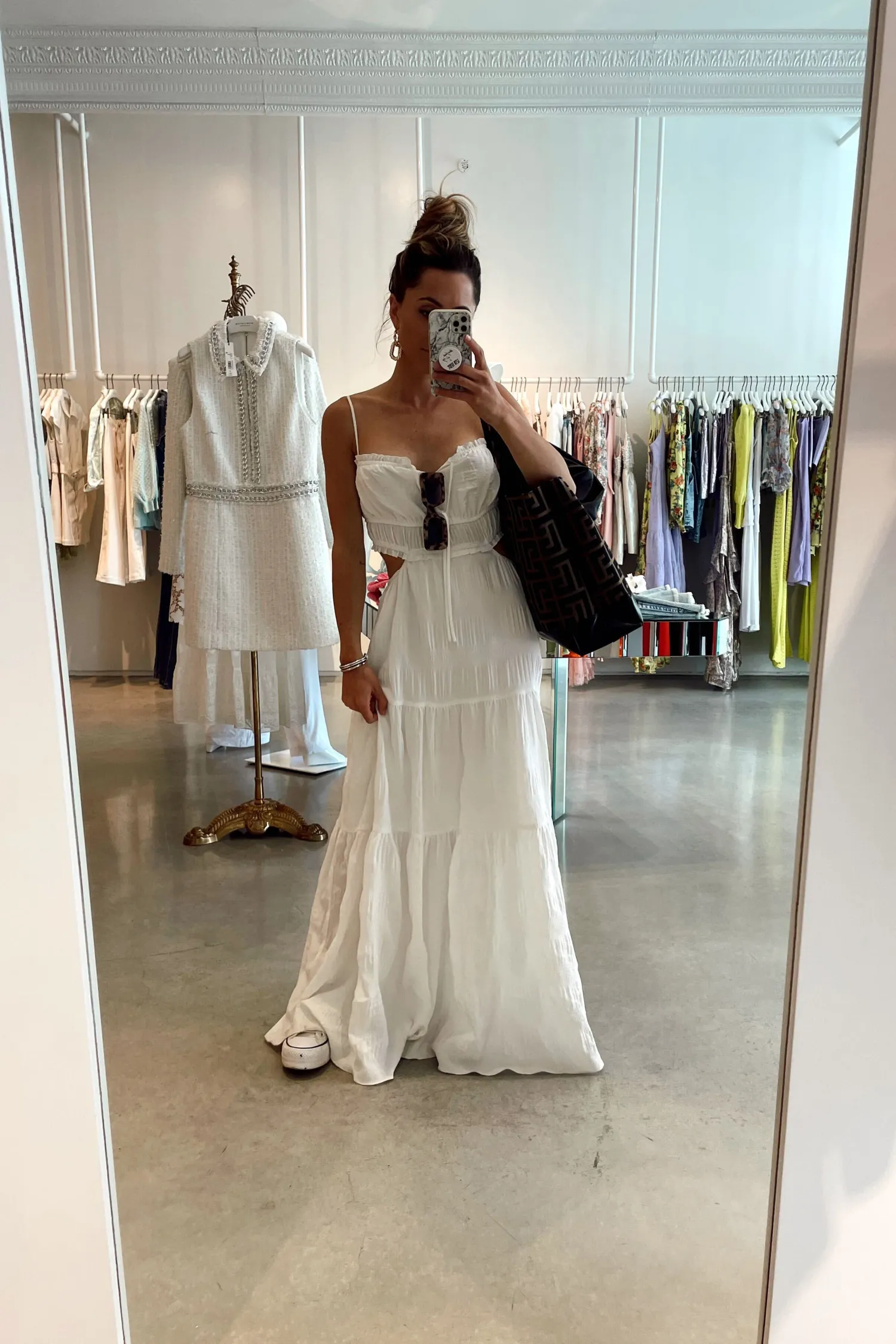 Discount Paola White Boho Maxi Dress The White Edit|Seashells + Wedding Bells