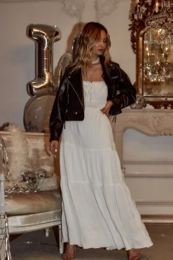 Discount Paola White Boho Maxi Dress The White Edit|Seashells + Wedding Bells