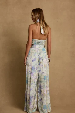 Best Picasso Blue Abstract Pants Pants|Seashells + Wedding Bells