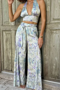 Best Picasso Blue Abstract Pants Pants|Seashells + Wedding Bells