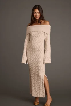 Best Rhiannon Dusty Rose Sweater Maxi Dress Maxi Dresses