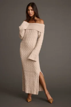 Best Rhiannon Dusty Rose Sweater Maxi Dress Maxi Dresses