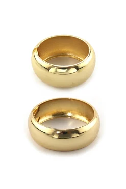 Outlet Runyon Set of 2 Gold Cuff Bangles Jewelry|Golden Hour Bachelorette